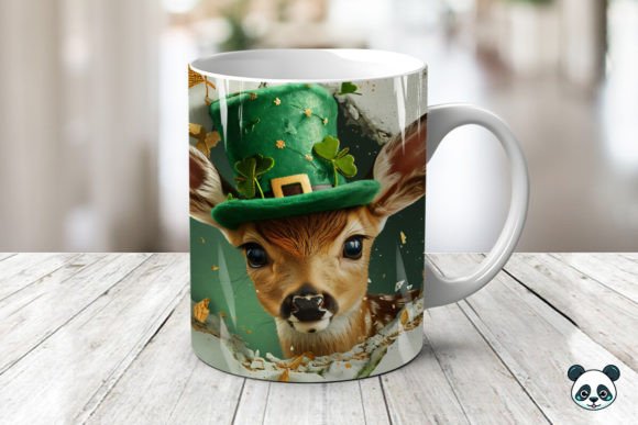 Celebrate Spring with the St Patrick Fawns Baby Deer 3D Mug Wrap