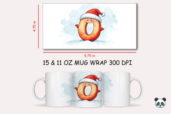 Creating Personalized Holiday Gifts with the Christmas Baby Letter D Mug Wrap 19