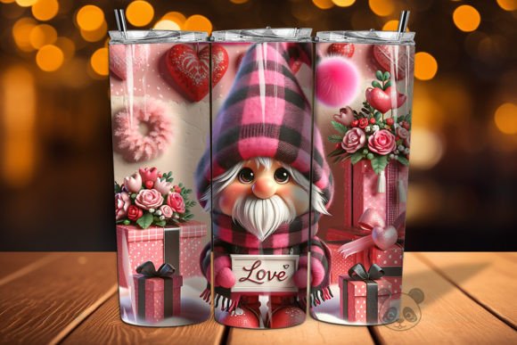 Creating Standout Valentine Gifts with the Valentine Love Gnome 3D Tumbler Wrap