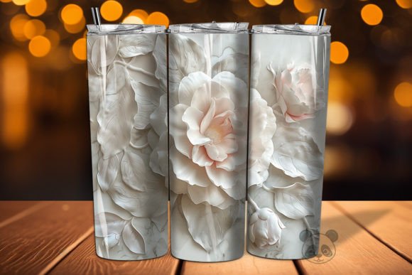 Elevate Designs with Camellia 3D Tumbler Wrap