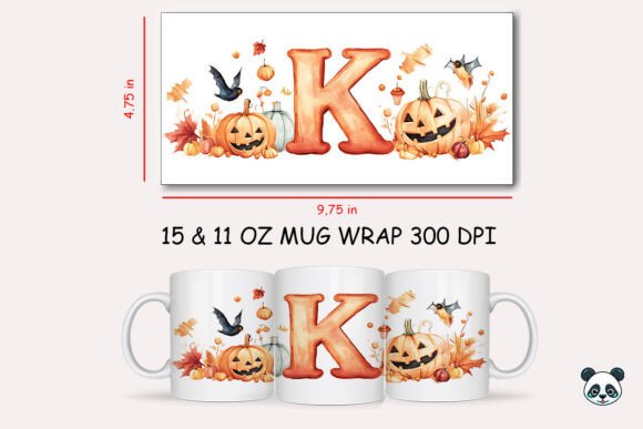 Evaluating the Halloween Letter K Mug Wrap Sublimation 3 for Custom Holiday Drinkware