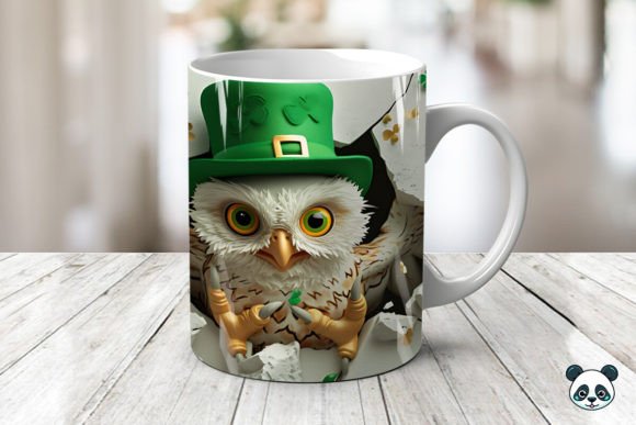 Evaluating the St Patrick Owls 3D Mug Wrap for Sublimation Projects