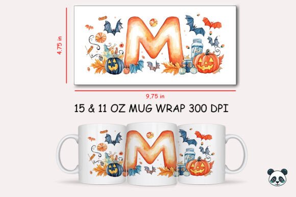 Integrating the Halloween Letter M Mug Wrap Sublimation 2 into Your Seasonal Production Workflow
