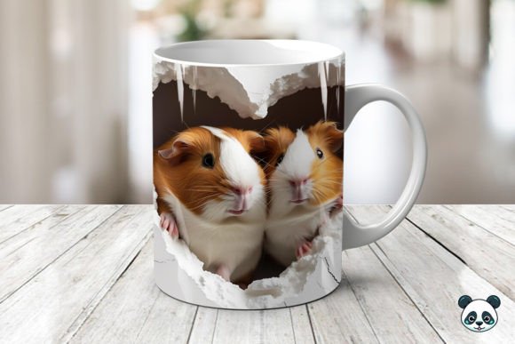 Mastering the Mom Baby Guinea Pigs 3D Mug Wrap 2 for Flawless Sublimation Results