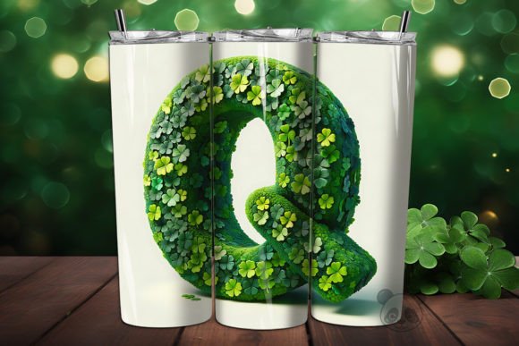 Mastering the St. Shamrock Letter Q 3D Tumbler Wrap: A Guide to Digital Sublimation Design