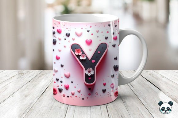 Personalizing Sublimation Projects with the Letter Y 3D Valentine Mug Wrap